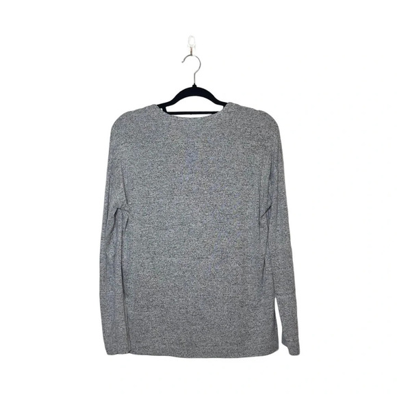 Rails Leigh Heather Gray Lace-up Front Pullover Knit Sweater Small Women’s - Picture 7 of 12